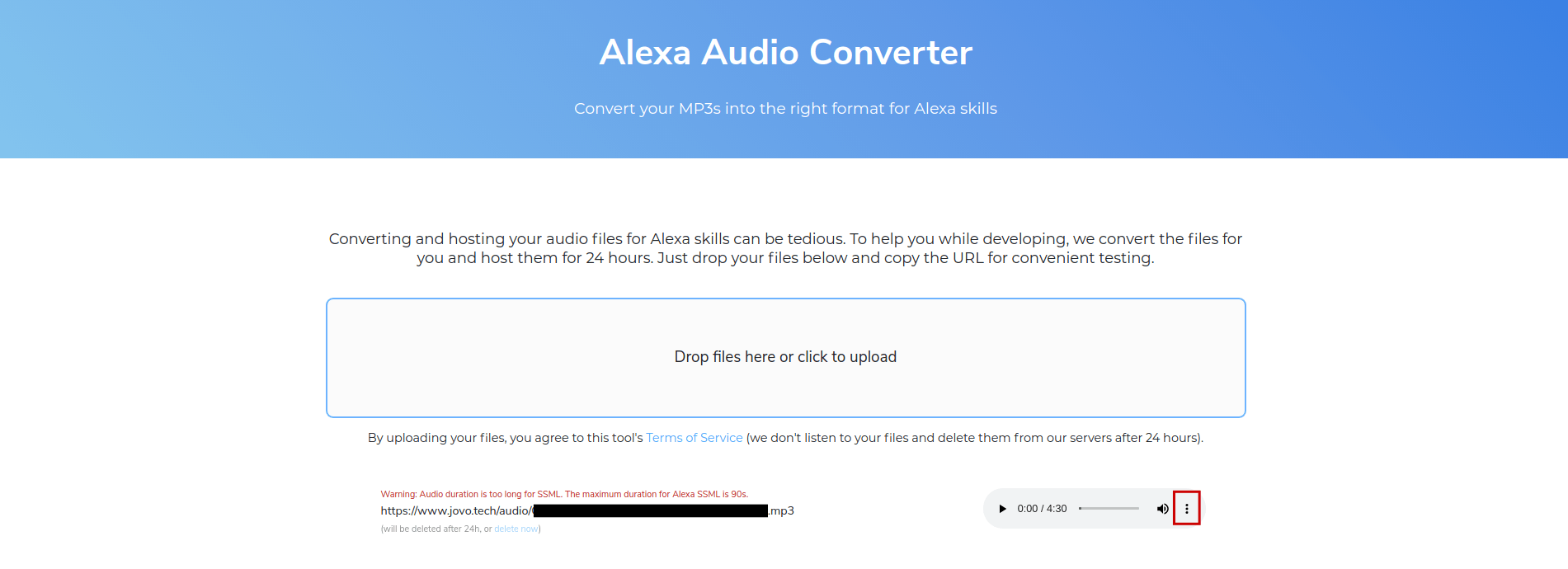 Jovo Audio Converter