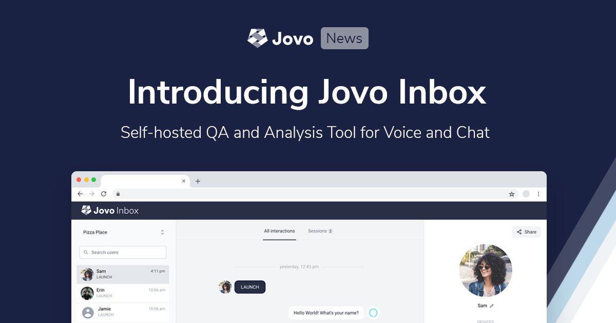 Jovo Inbox for Alexa, Google Assistant, and more